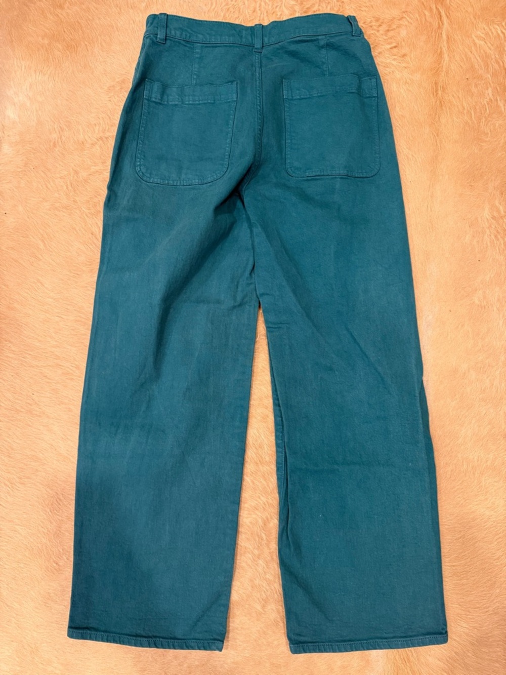 Madewell Emmett 2.0 wide leg crop in coastal sea - Picture 7 of 8